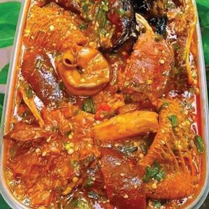 Seafood Okro Soup (per plate - maximum of 5 plates)