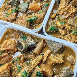 Assorted meat pepper soup (per plate - maximum of 5 plates)