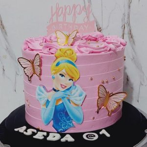 Children Cinderella Cake (7 by 4)
